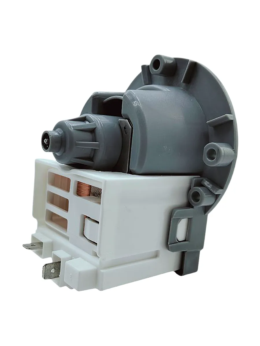 Насос для стиральной машины 40 W, клеммы назад раздельно