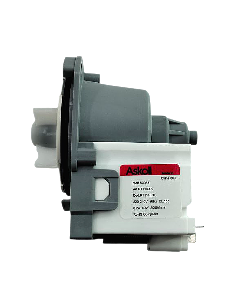 Насос 40 W (Askoll) для стиральной машины 3 защелки