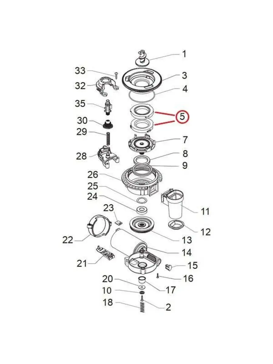 Жернов керамический для кофемашины