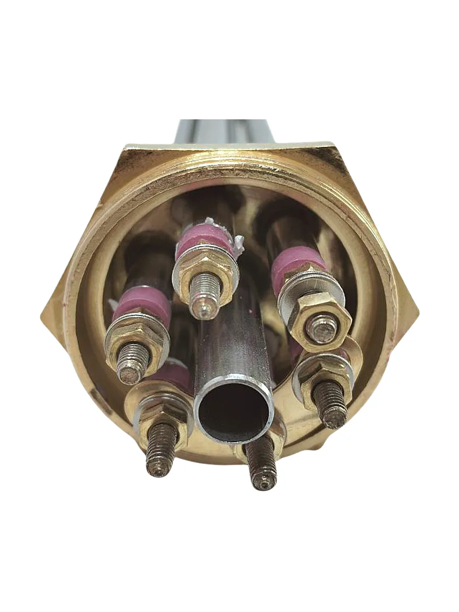 Блок ТЭН 12000 Вт (4000 Вт*3), G1" 1/2 (48 мм), длина 380 мм