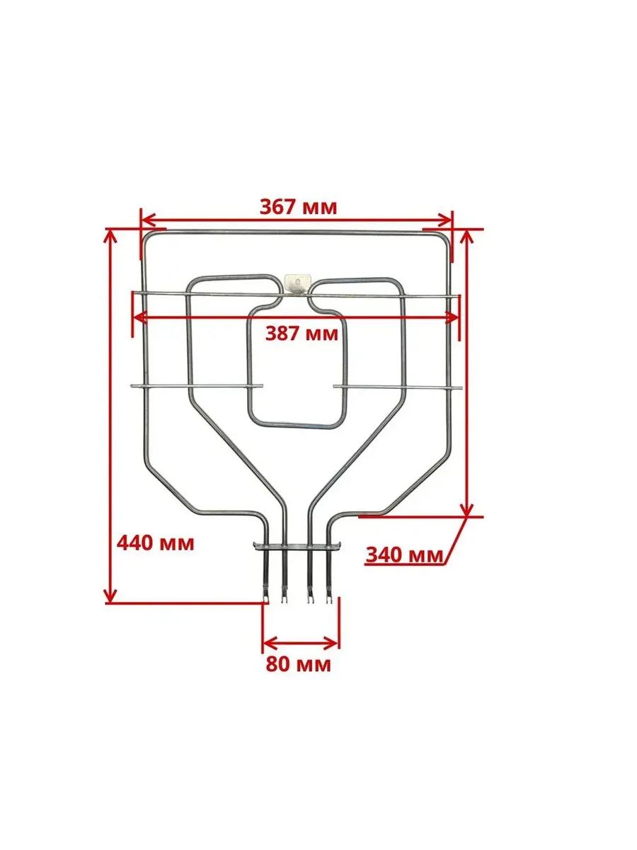 Нагревательный элемент верхний для духовки Bosch 2800 W