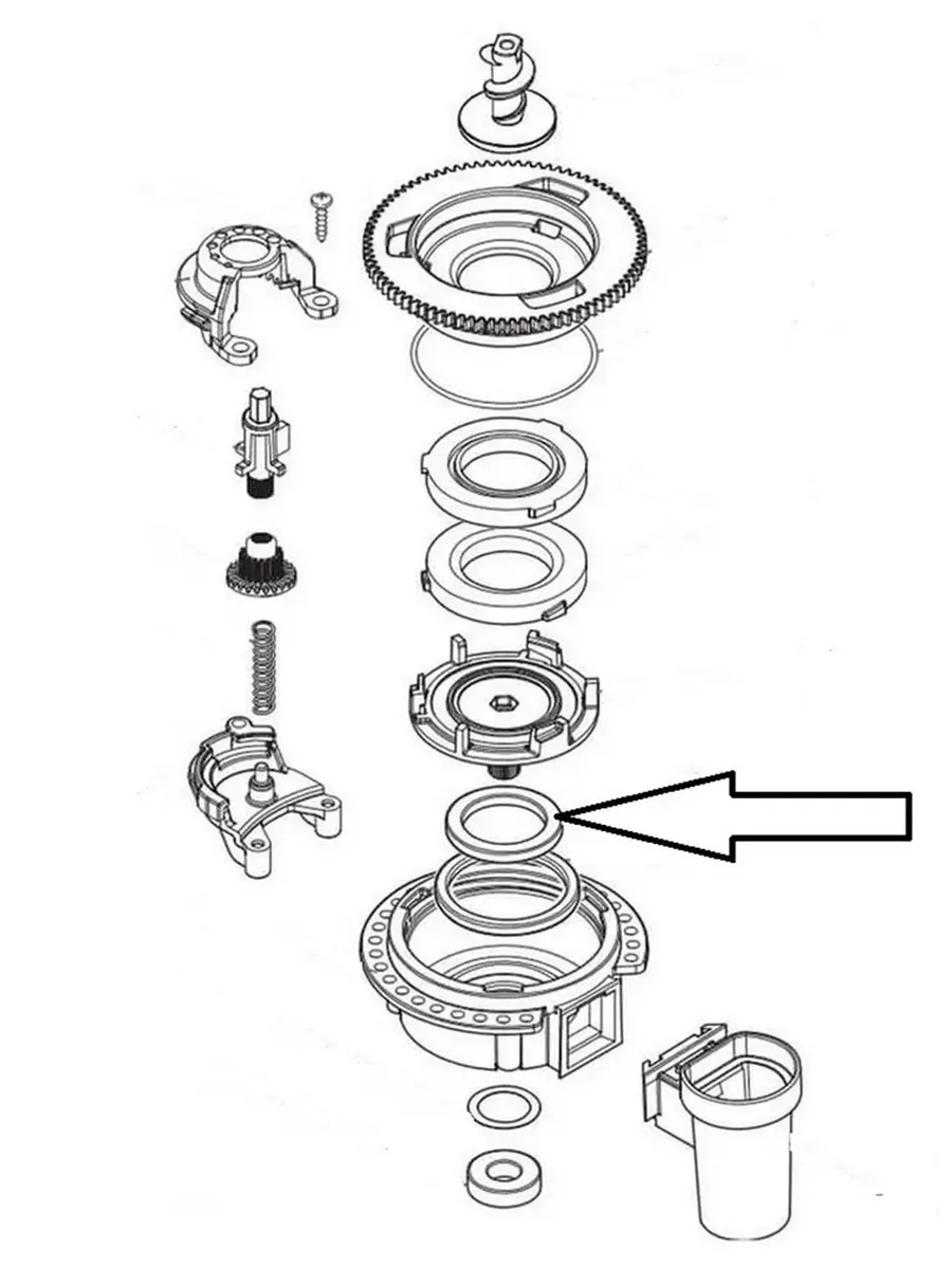 Осевой подшипник для кофемолки Saeco, Philips, 123030300