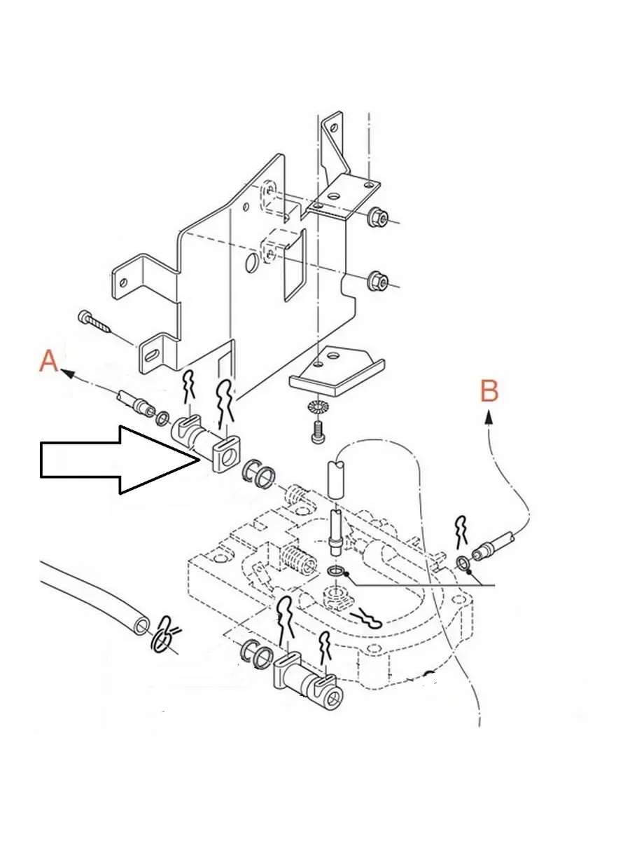 Переходник прямой для кофемашины DeLonghi, 180 градусов