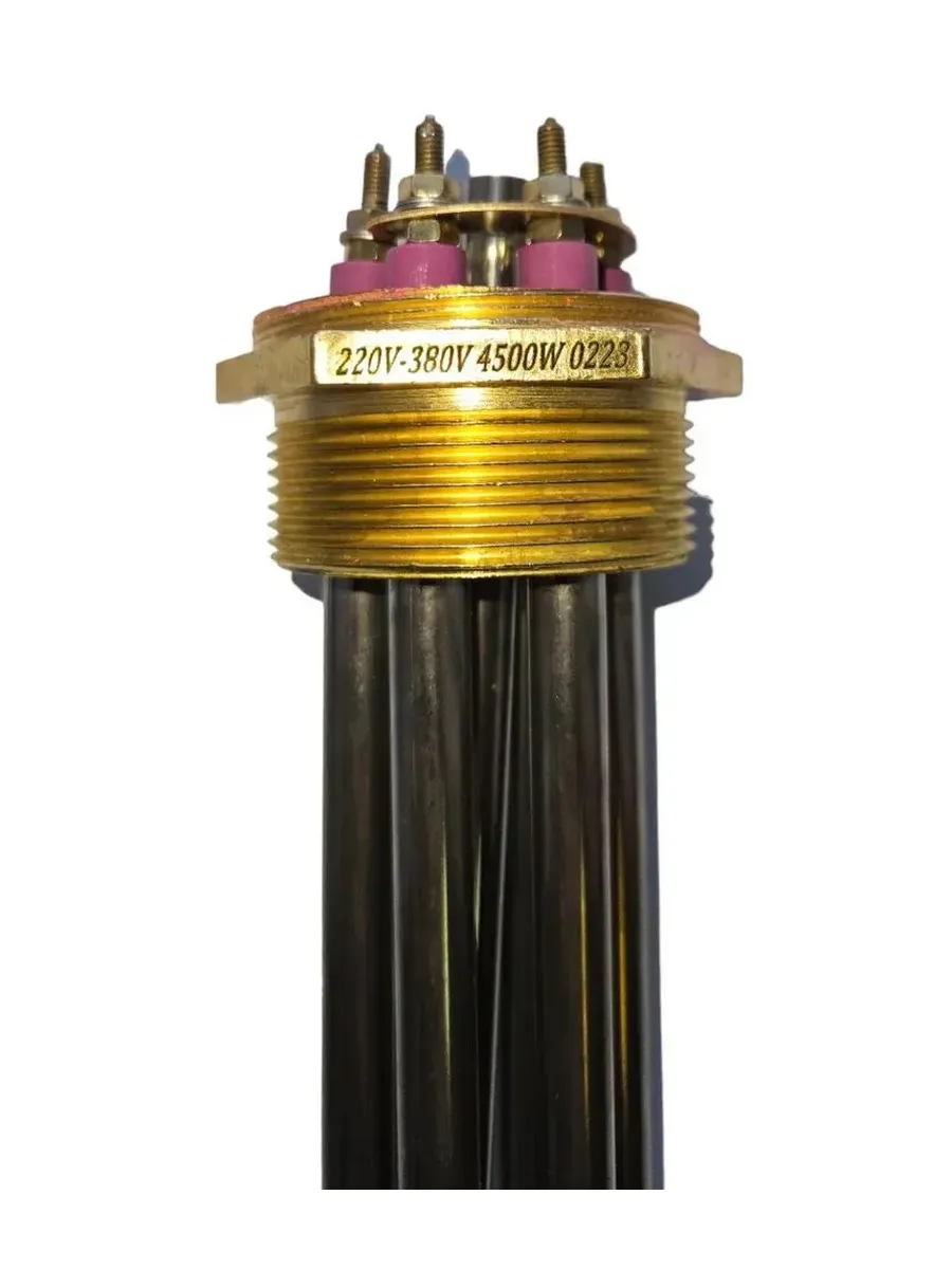 ТЭН для водонагревателя 4500Вт, резьба G2", 280 мм