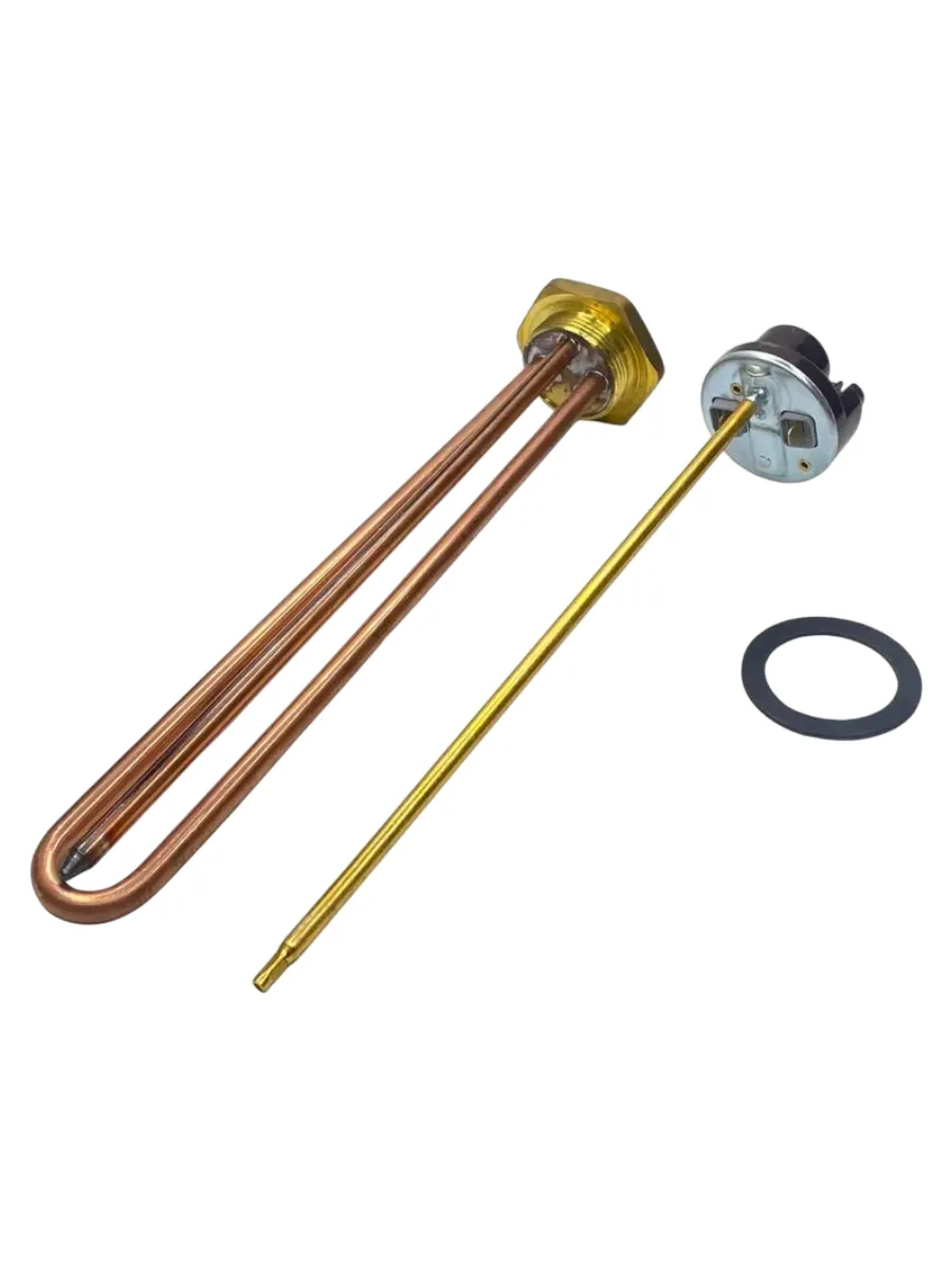 Тэн 2500W, резьба G 1 1/4" (D-42мм) с терморегулятором