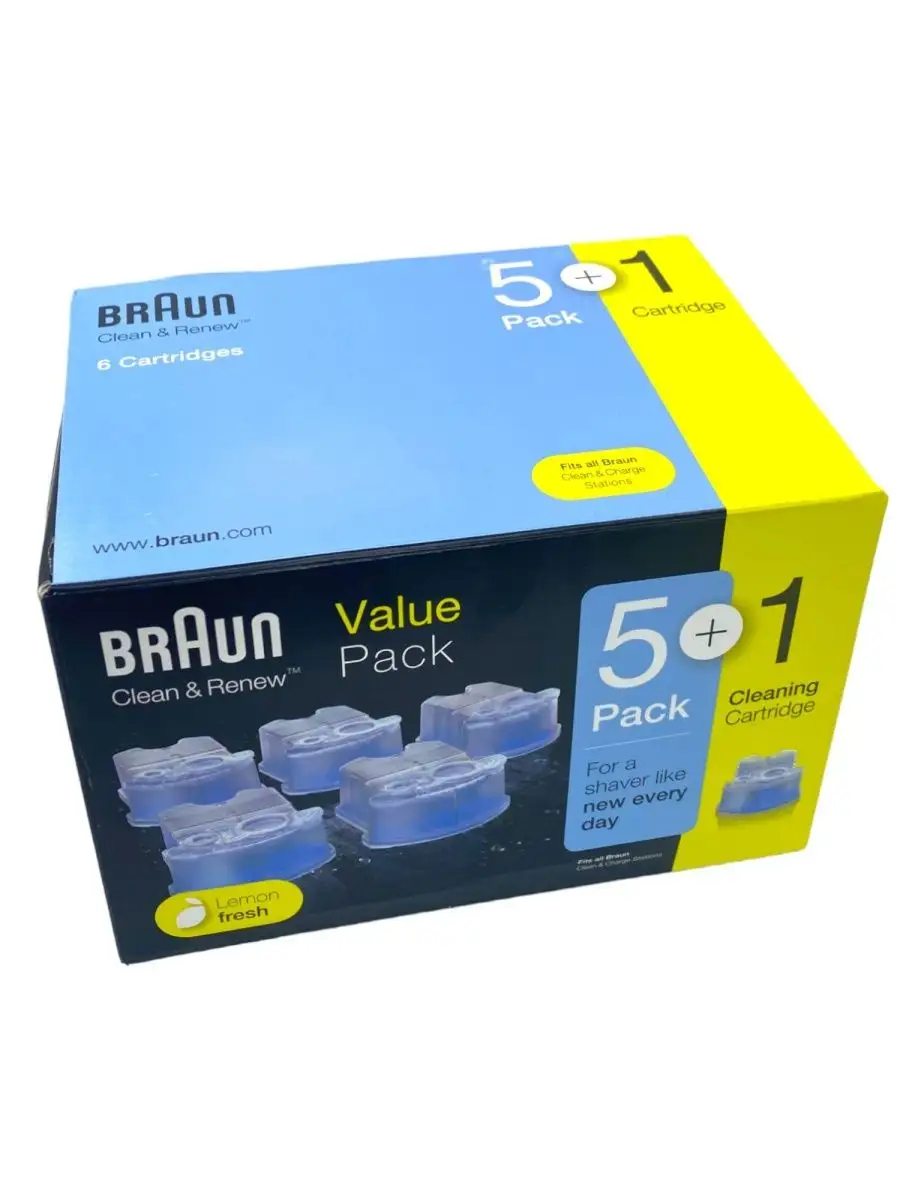 Картриджи для бритв Braun Clean&Charge, Clean&Renew