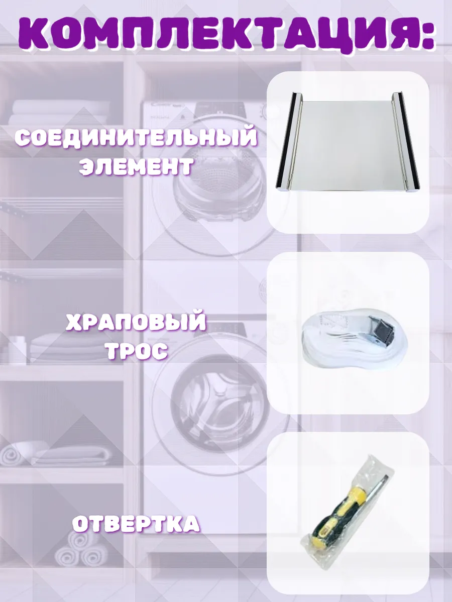 Соединительный элемент для сушильной и стиральной машины