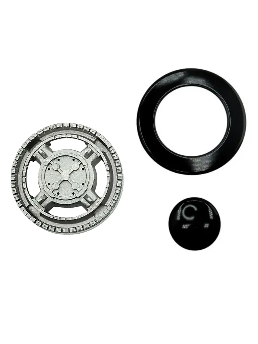 Горелка WOK для газовой плиты с крышками, двухзонная