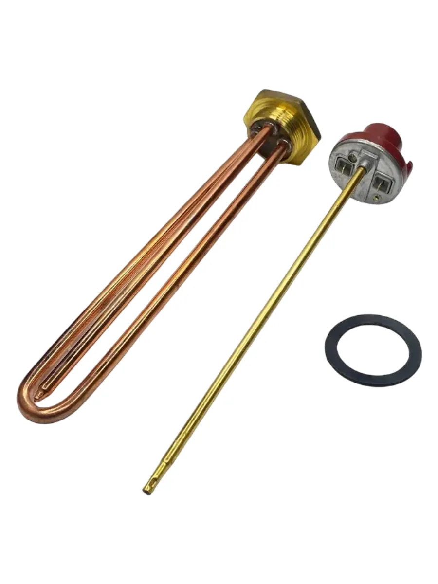 Тэн 2000W, резьба G 1 1/4" (D-42мм) с терморегулятором