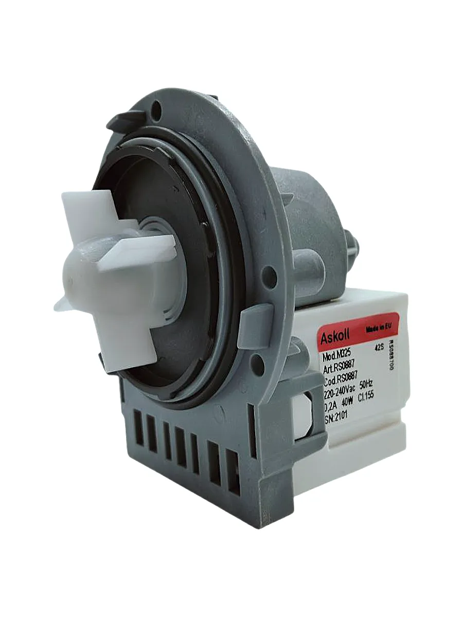 Насос Askoll для стиральной машины 40 W, на 3 винтах