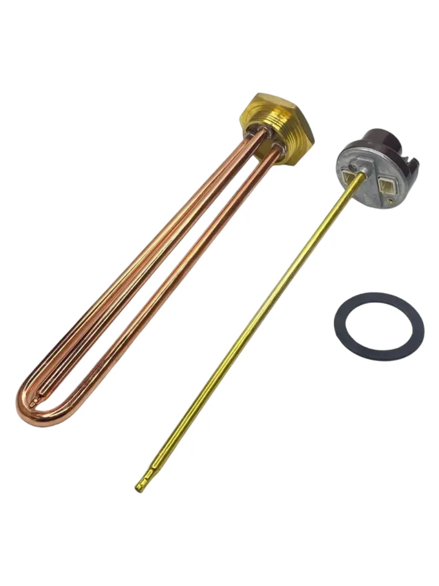 Тэн 1500W, резьба G 1 1/4" (D-42мм) с терморегулятором