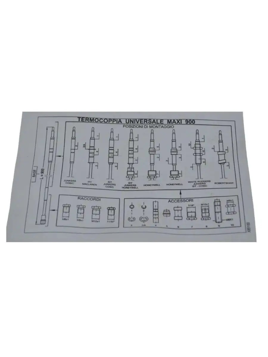 Термопара для газовой плиты универсальная