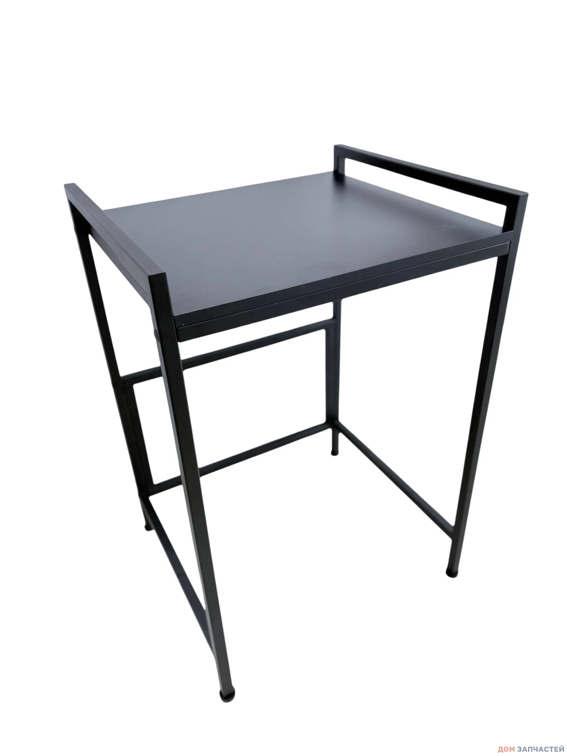 Стеллаж для стиральной и сушильной машины черный (60х68)