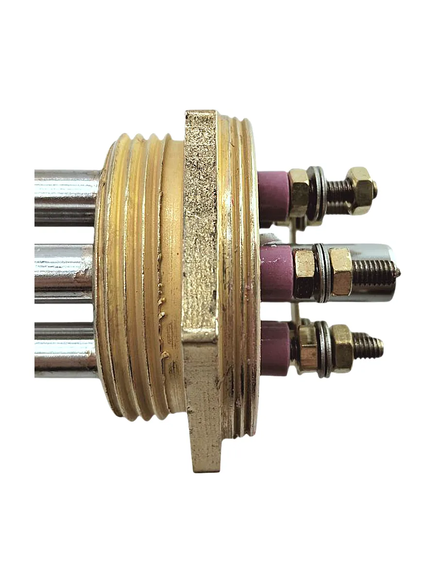 Блок ТЭН 12000 Вт (4000 Вт*3), G1" 1/2 (48 мм), длина 380 мм