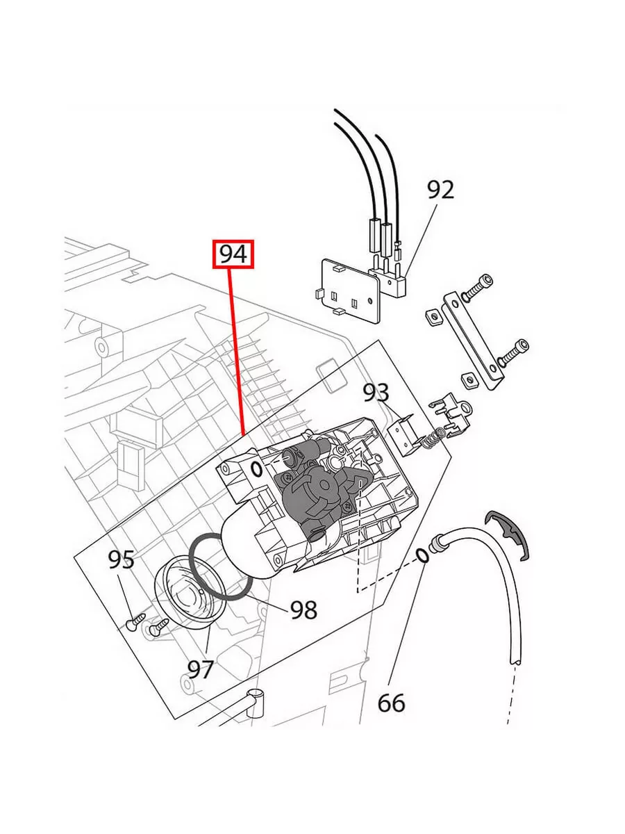 Поршень термоблока для кофемашин DeLonghi, AS13200007