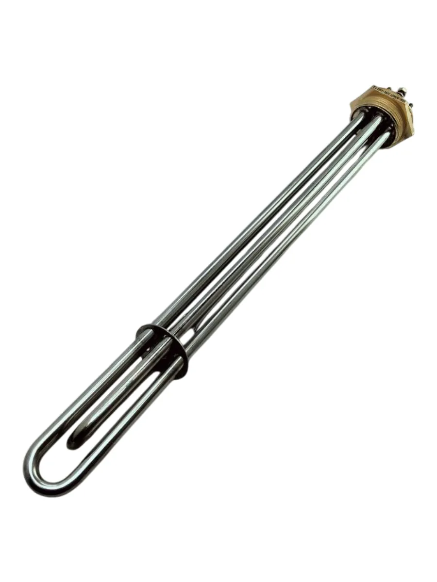 Блок ТЭН 12000 Вт (4000 Вт*3), G1" 1/2 (48 мм), длина 380 мм