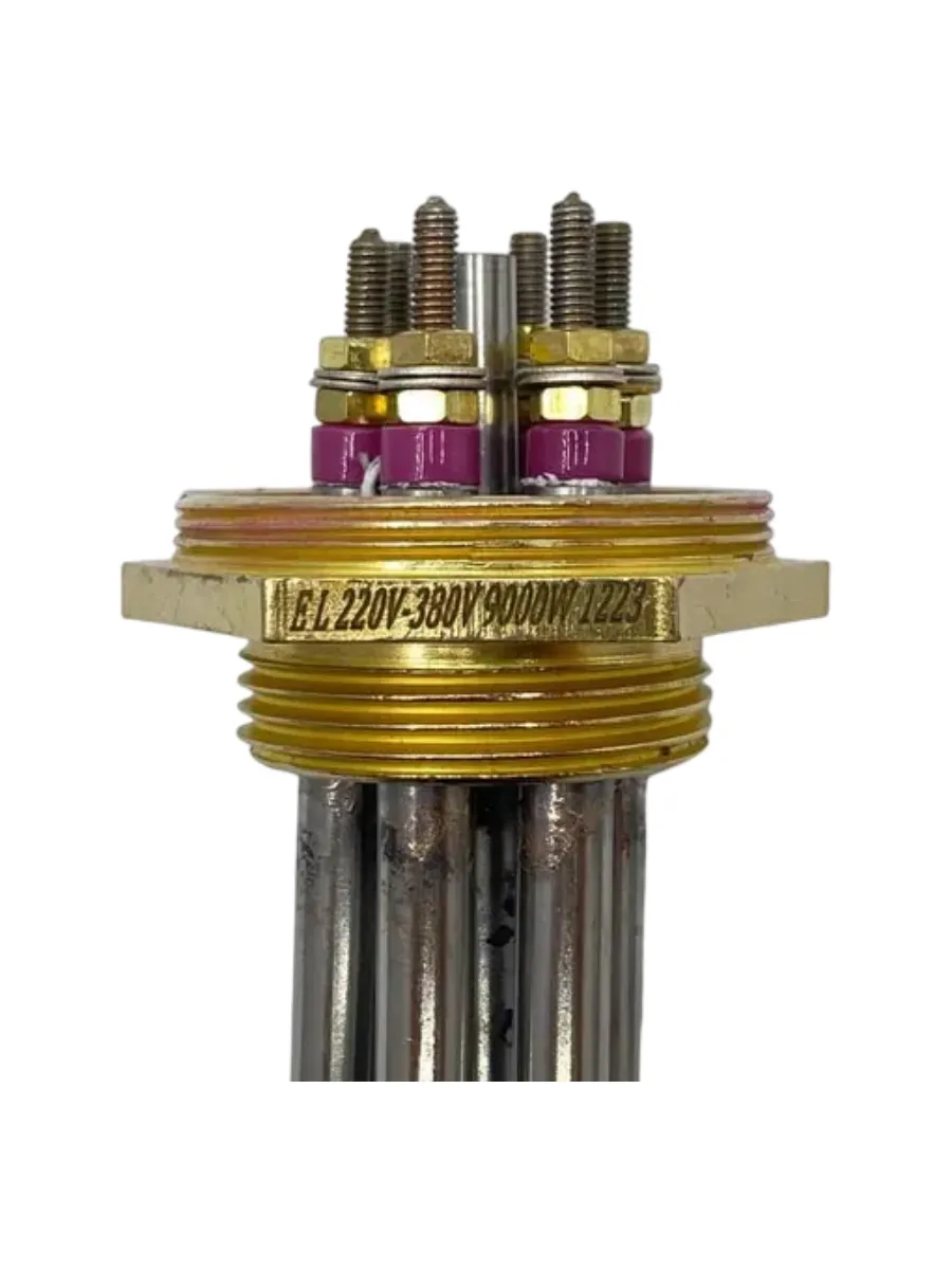 Блок ТЭНов 9000 вт (3000 Вт*3), G1" 1/4 (42 мм), 310 мм