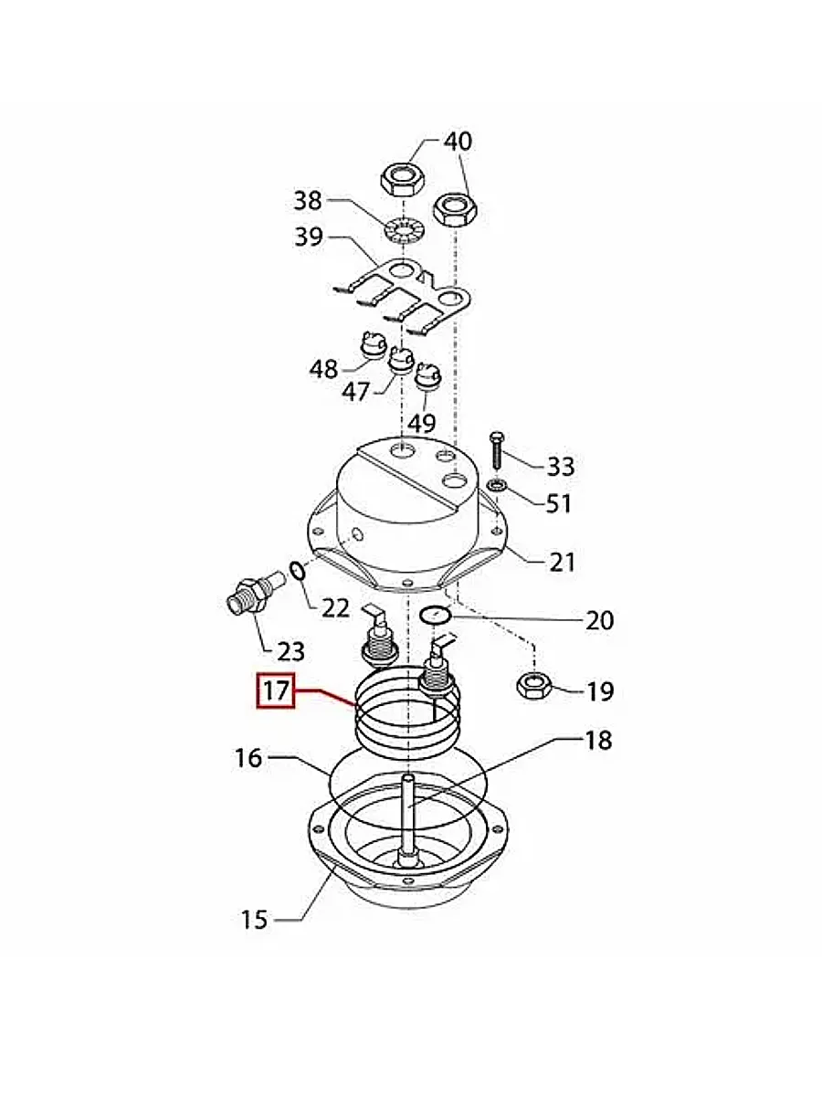 ТЭН 900 Вт для вендинговых кофе автоматов Saeco, Gaggia