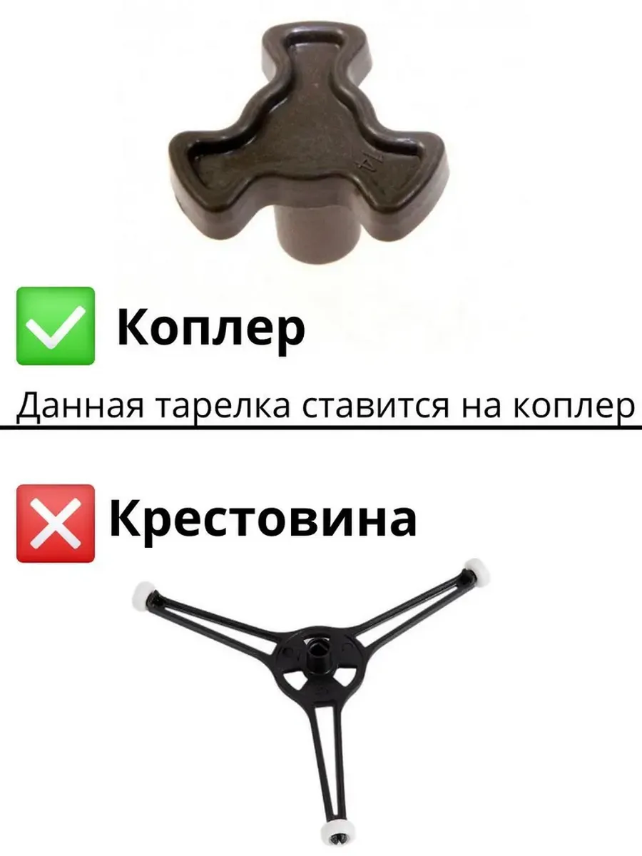 Тарелка для микроволновой печи LG, Panasonic 245 мм