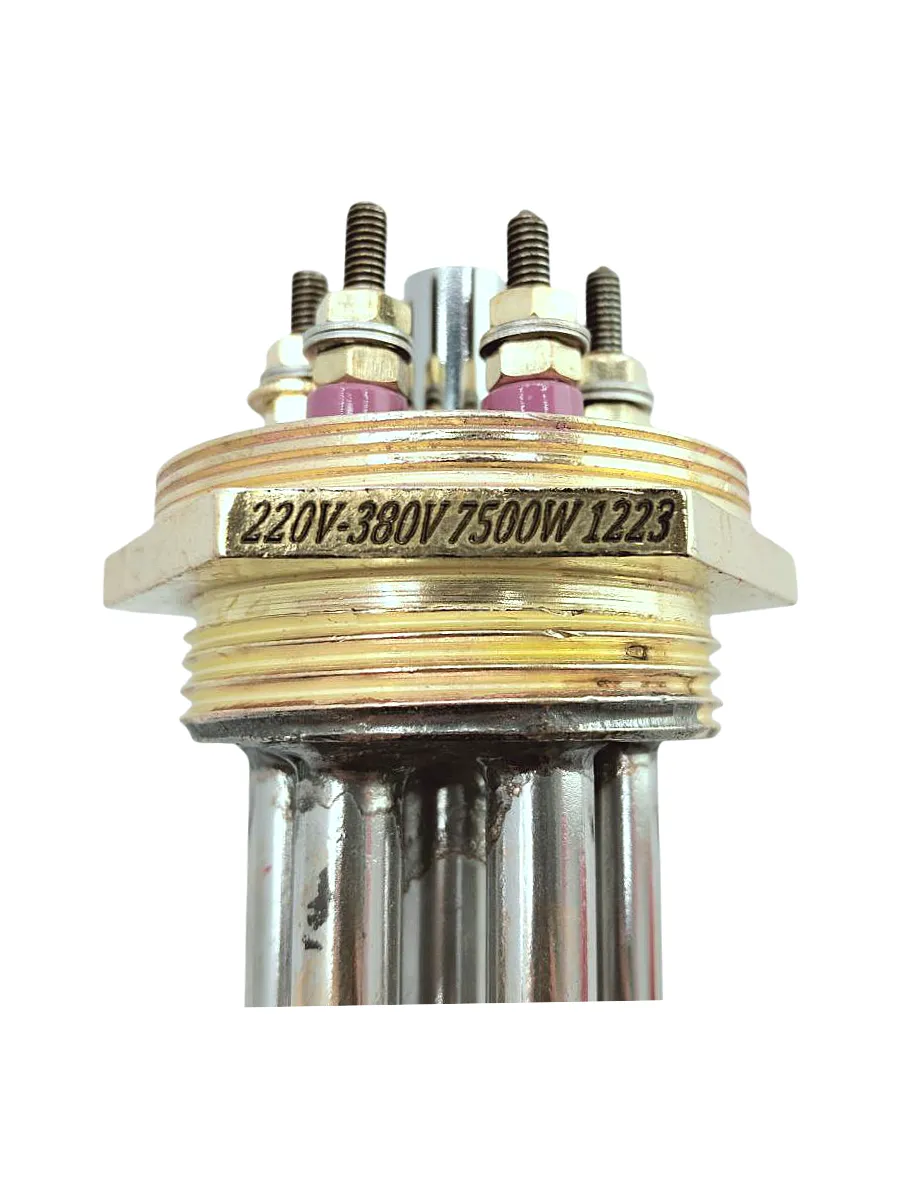 Блок ТЭНов 7500 вт (2500 Вт*3), G1" 1/2 (48 мм), 315 мм