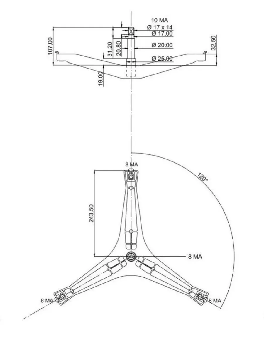 Крестовина барабана для стиральной машины Samsung